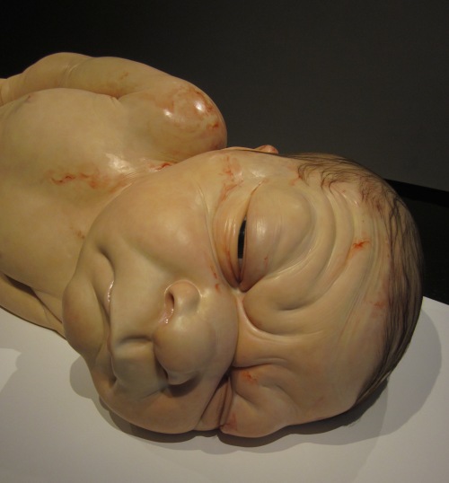 ron mueck's the girl face